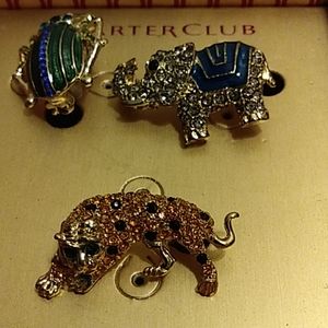 A Set of 3 Charter Club Brooches